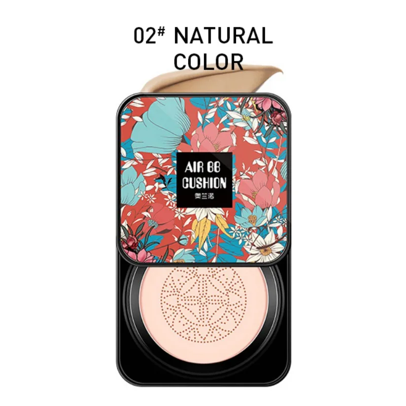 Маленькая Грибная голова на воздушной подушке BB крем консилер макияж отделка белый увлажняющий макияж CC крем - Цвет: C2