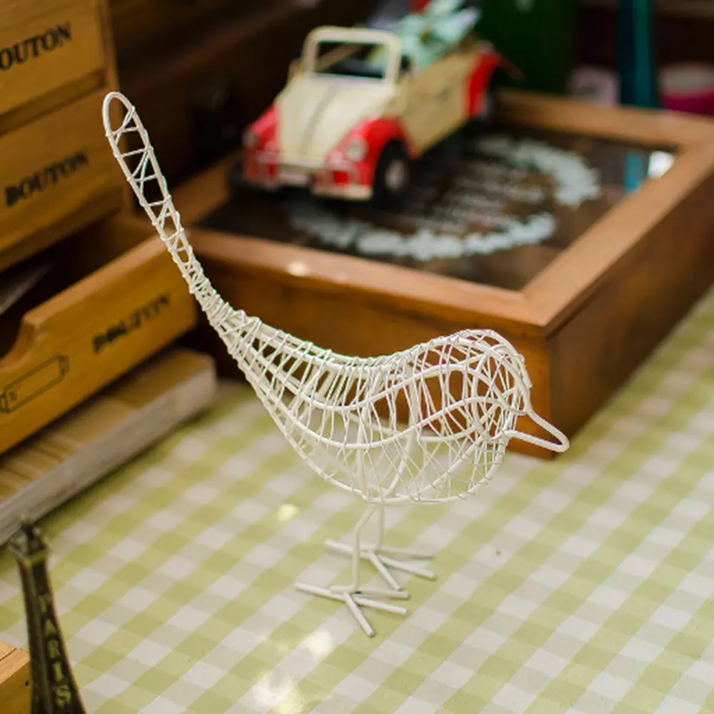 Железная проволока птица МОДЕЛЬ домашний декор украшения из металлического