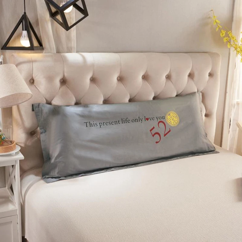 Домашняя двойная длинная наволочка для подушки хлопковая с рисунком королевской