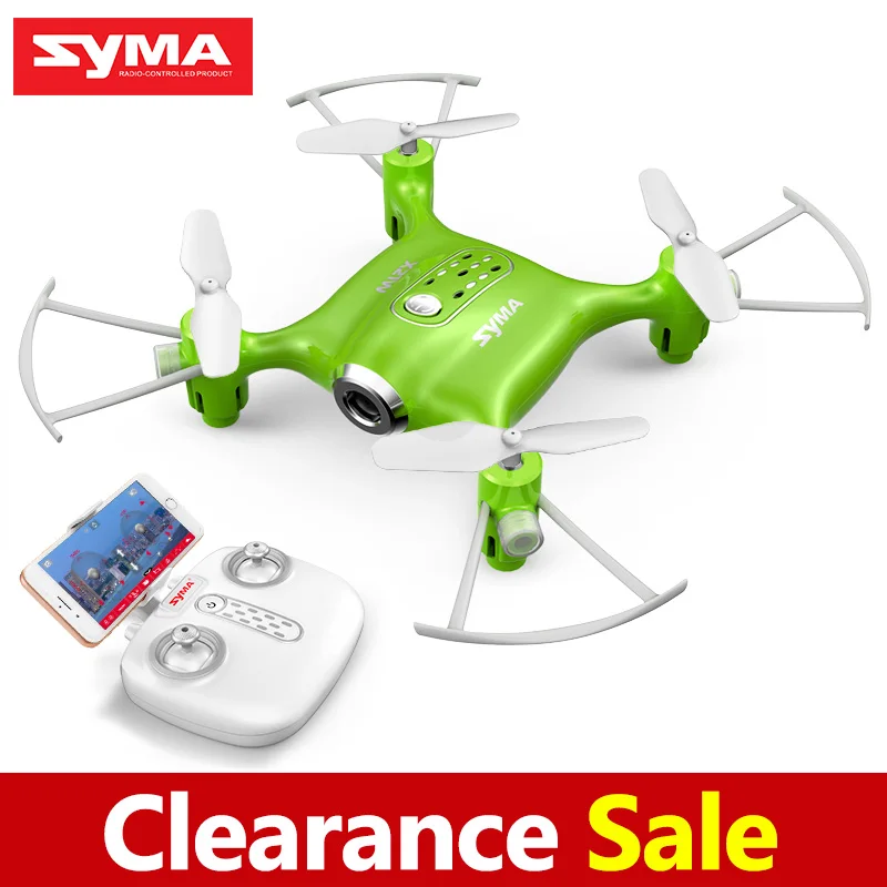 SYMA X21W селфи мини Дрон с Wi Fi камерой hd FPV RC Квадрокоптер 2 4 ГГц 4CH вертолет Дроны для