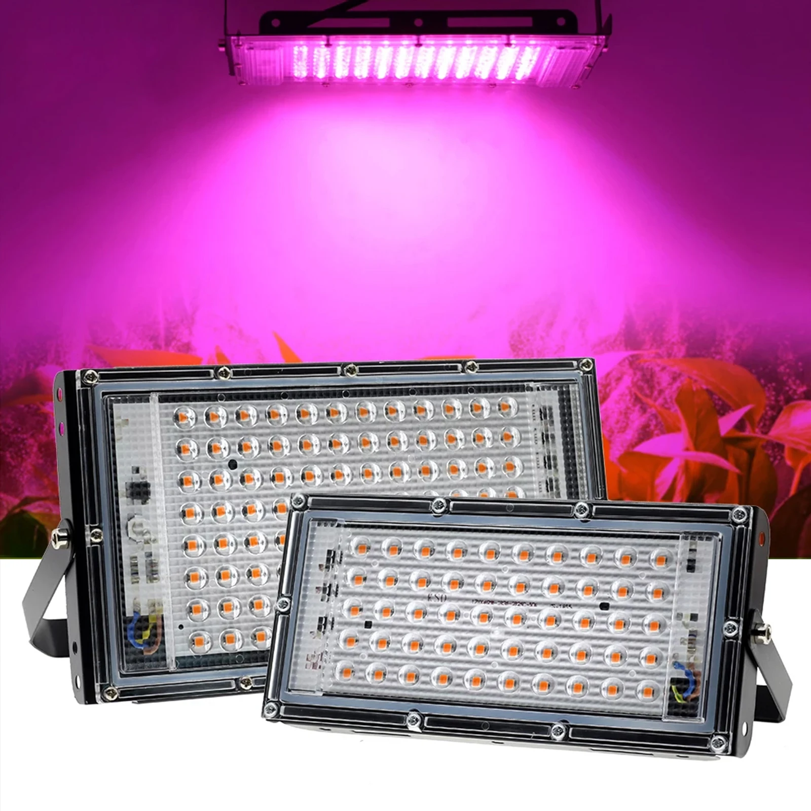 Full Spectrum LED Grow Light With Stand AC220V Phyto Lamp With On/Off Switch For Greenhouse Hydroponic Plant Growth Lighting