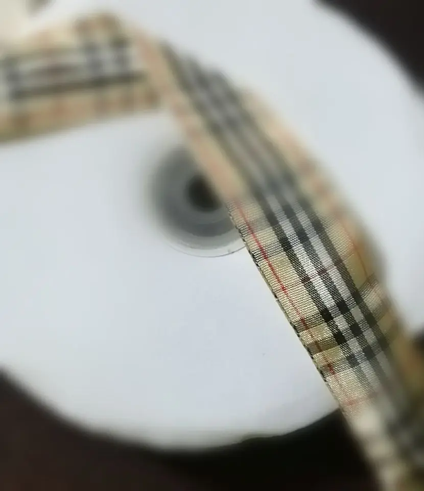 Клетчатая атласная лента Пасхальная рождественский подарок ленты для украшения