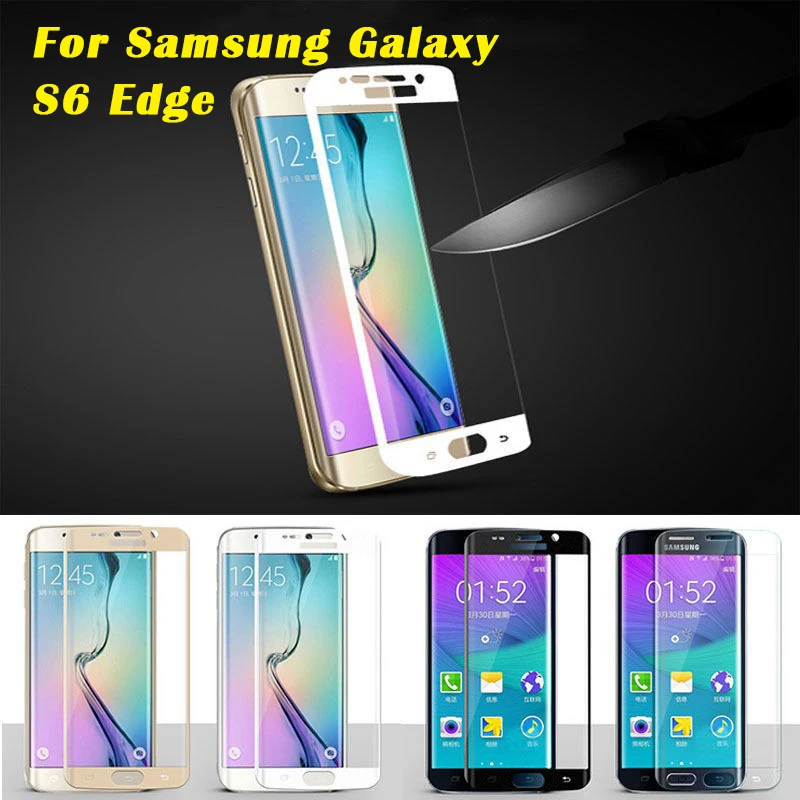 Оптовая продажа для Samsung Galaxy S8 S6 Edge Plus S7 3D полное покрытие изогнутое Закаленное