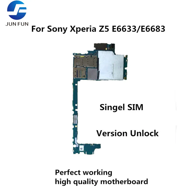 Оригинальная разблокированная материнская плата для Sony Xperia Z5 E6603/E6653 с одной