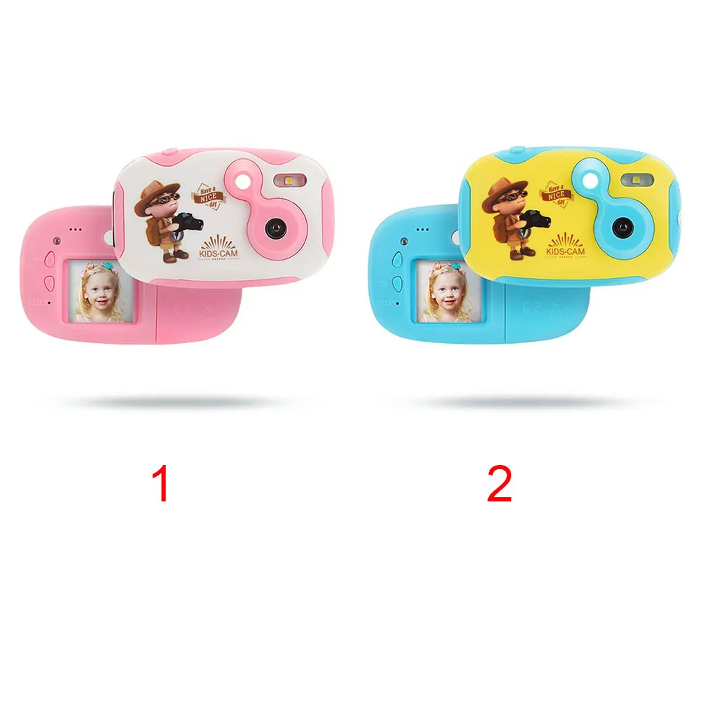 

Neck Strap Photo Kids Camera Mini Anti Fall Toy HD Digital Cartoon Photography Educational Gift Toddler