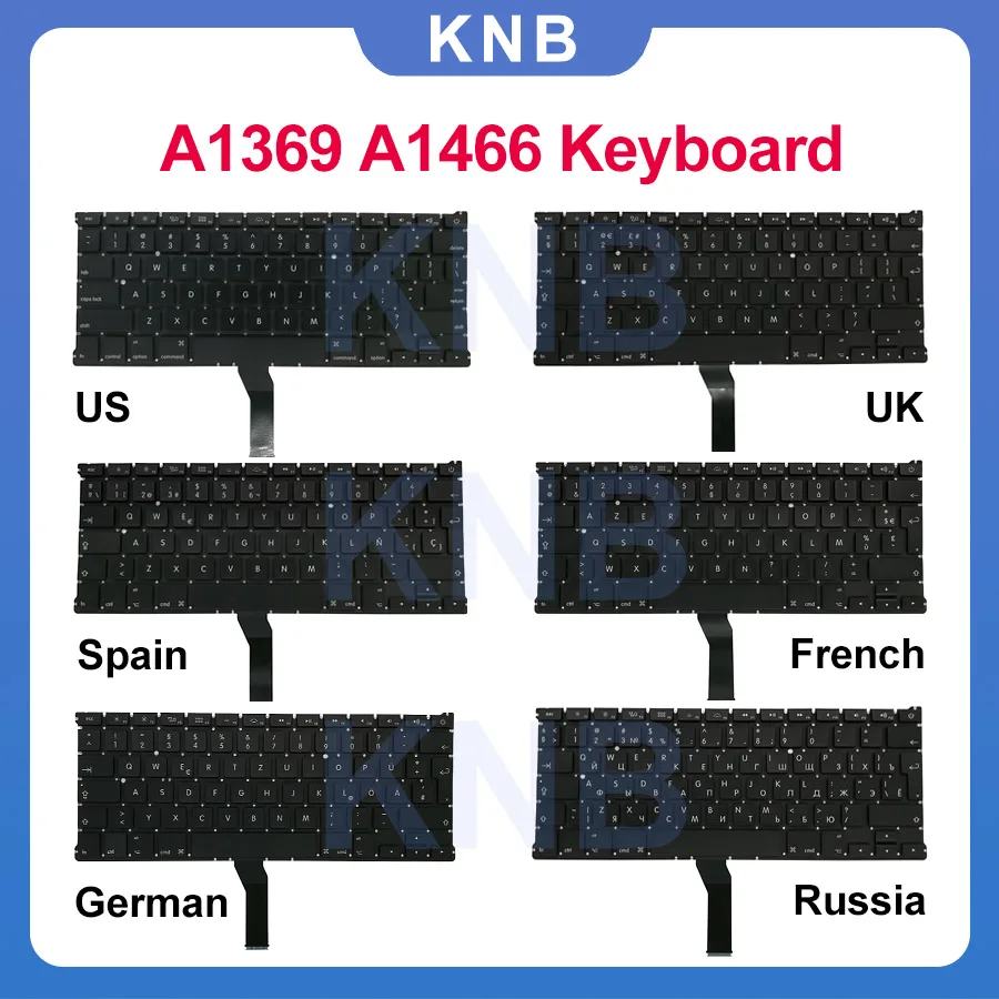 Новая сменная клавиатура US UK испанский французский немецкий Русская раскладка