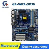 for gigabyte ga h67a ud 3h intel h67 desktop motherboard lga 1155 ddr3 32gb sata ii for core i7 i5 i3 cpus atx placa m%c3%a3e