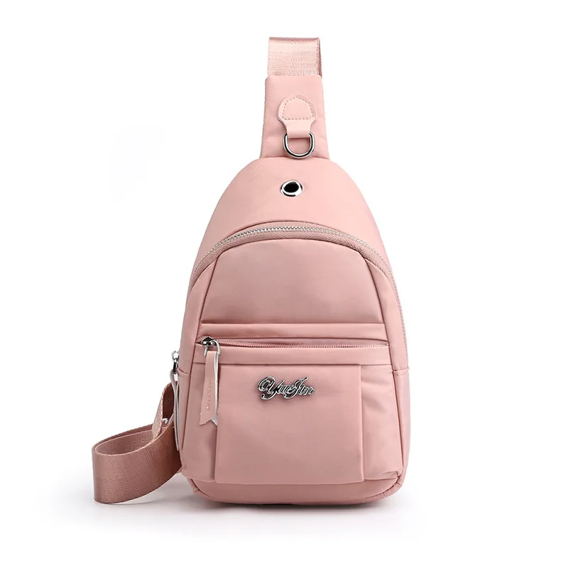 

High Quality Women Waterproof Small Chest Bag Pack Travel Sport Shoulder Sling Back pack Crossbody Bags Gift Pink Gril's Bag