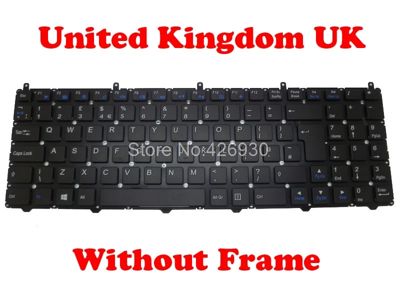US TR SD FR UK клавиатура для CLEVO W650EH W650RZ1 W650SB W650SC W650SF W650SH W650SJ W650SR США Турция Швеция