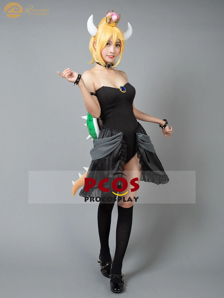 Новинка* ; костюм для косплея «Super Mario Bros Bowser Kuppa Koopa Hime»; маскарадный костюм принцессы Bowsette; mp004229