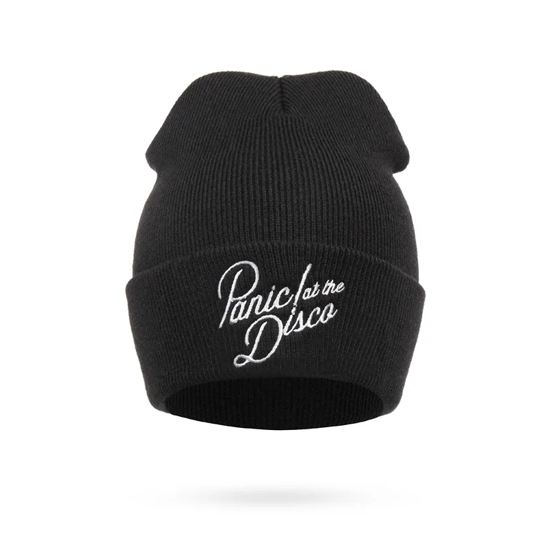 Шапка с буквенным принтом вязаные шапочки шерстяные шапки для женщин осенне