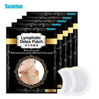 3060pcs sumifun 2020 lymphatic detox patch neck anti swelling herbs sticker lymphpads medical plaster relaxation health care