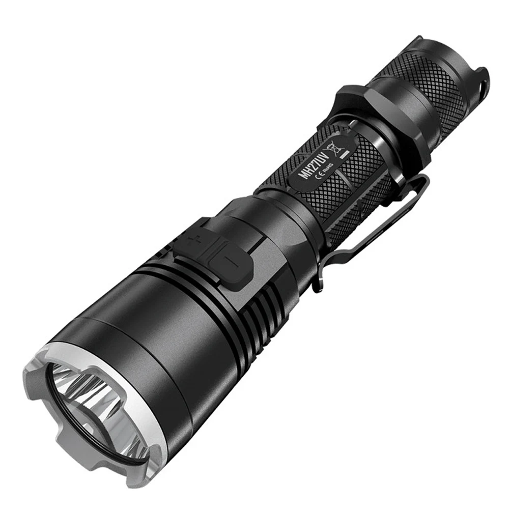 Тактическая лампа-вспышка NITECORE MH27UV CREE XP-L HI V3 365nm красная синяя ультрафиолетовая
