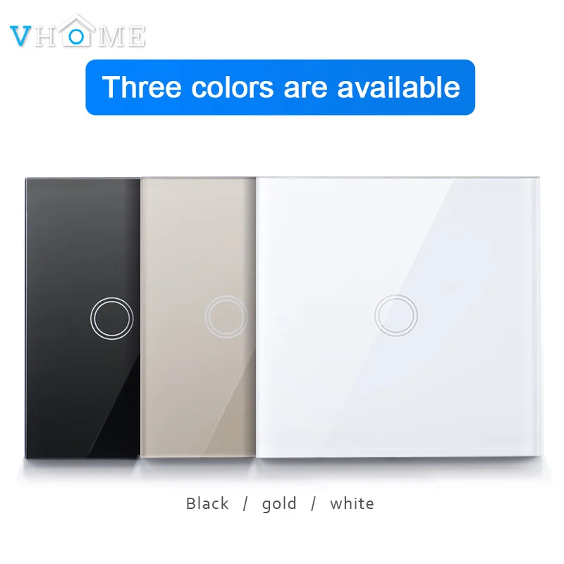 Умный сенсорный переключатель Vhome РЧ 433 МГц сенсорная панель для умного дома
