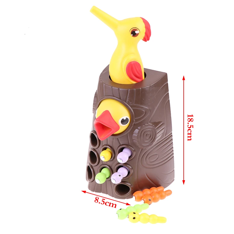 1x игрушка для семьи дощечка магнитный поймать червя кормление животных игра с