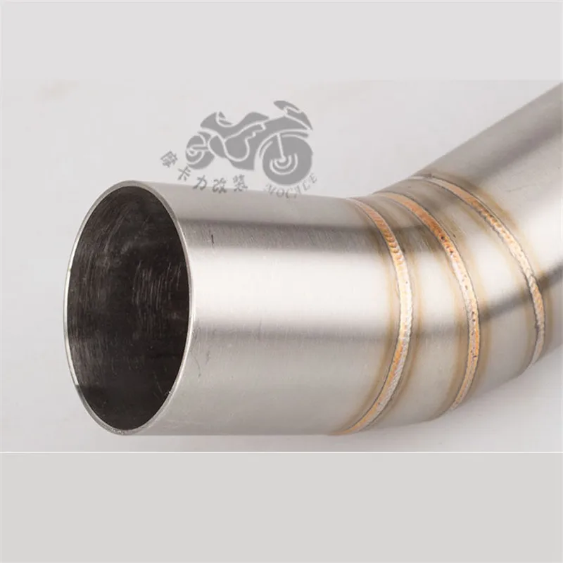 Модифицированная выхлопная труба мотоцикла CBR500R среднее соединение трубы колено