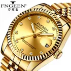 Часы наручные мужскиеженские кварцевые, водонепроницаемые золотистые модные студенческие, со стразами