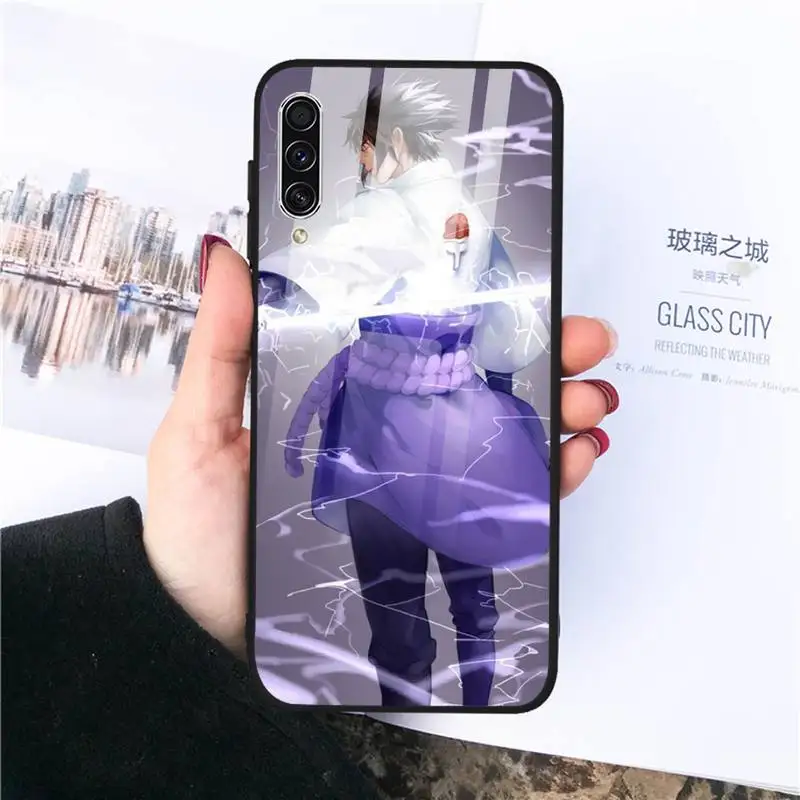 

Akatsuki logo Naruto Phone Case Tempered glass For Samsung S6 S7 edge S8 S9 plus A7 2018