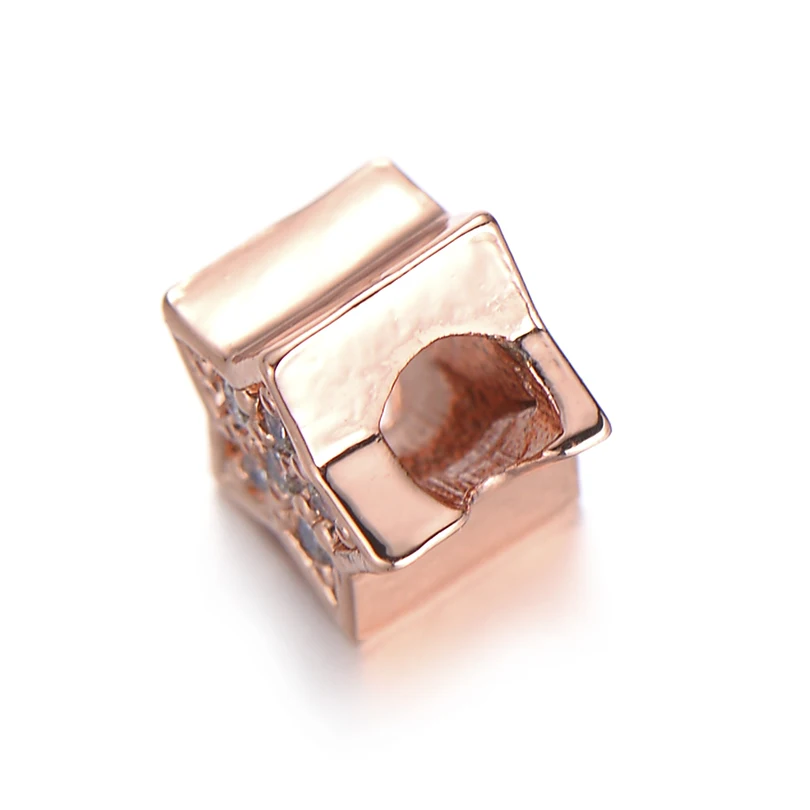 Pipitree 5 шт./лот оптовая продажа прозрачный CZ Циркон Звезда бусины амулеты подходит