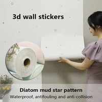 moisture proof self adhesive wallpaper waterproof 3d wall sticker self adhesive panel bedroom kitchen bathroom furniture decora