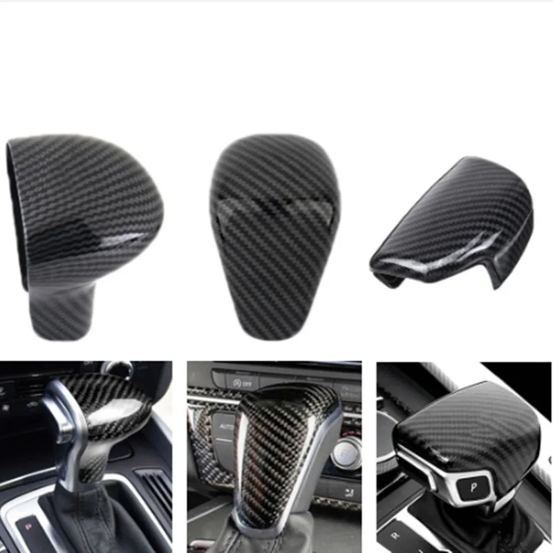 1 шт. рычаг переключения передач ручка чехол для Audi A4 B9 A5 Q7 2016 2017 2018 A6 | Автомобили и