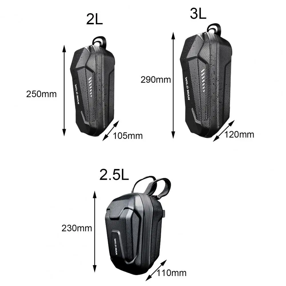 

EVA Interlayer Scooter Bag Large Capacity Trimable Straps Bike Bag Cycling Accessories