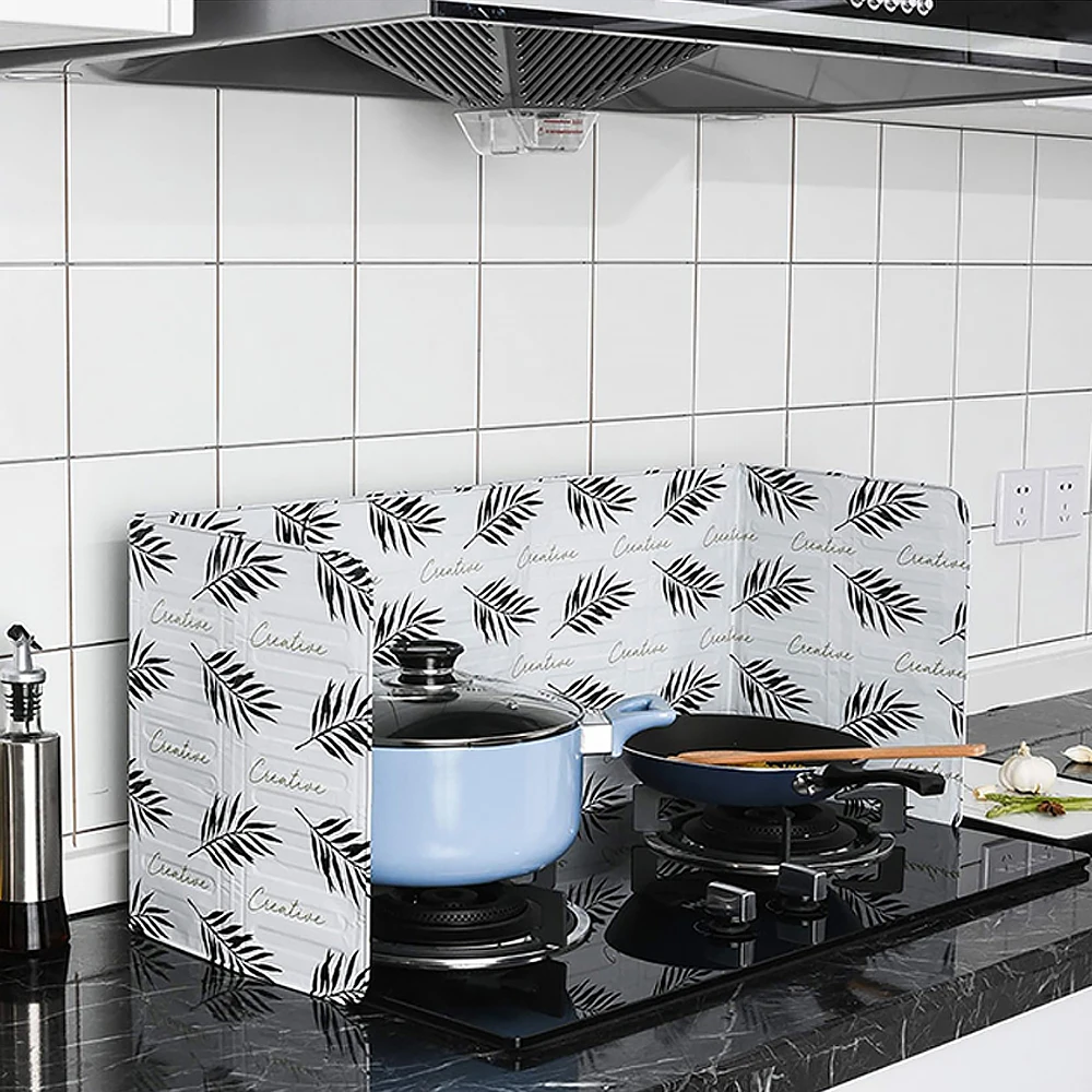 Настенное масло брызговик алюминиевая складная плита газовая динамик сковорода