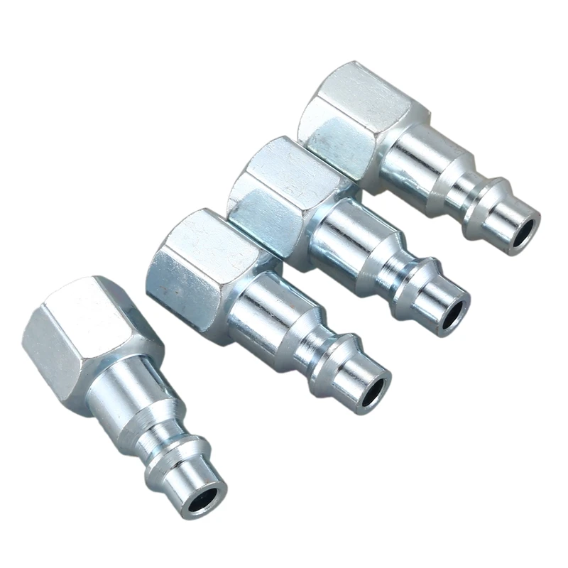 12 шт 1/4 дюйма промышленный Твердый латунный Быстрый Комплект для подключения