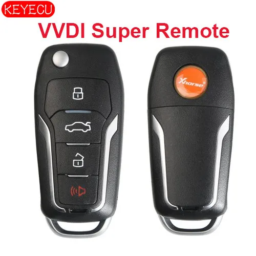 Пульт дистанционного управления Xhorse (Supermodel Remote) 4 кнопки для VVDI инструмент ключа