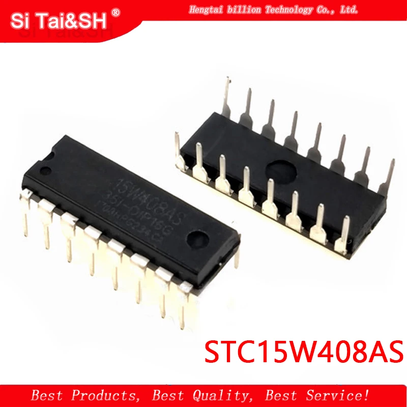 2 шт. STC15W408AS-35I-DIP20 STC DIP-20 | Электронные компоненты и принадлежности