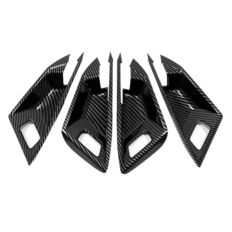 

Carbon Fiber Interior Mouldings Inner Door Handle Bowl Panel Cover Trim For- A3 8Y 2021