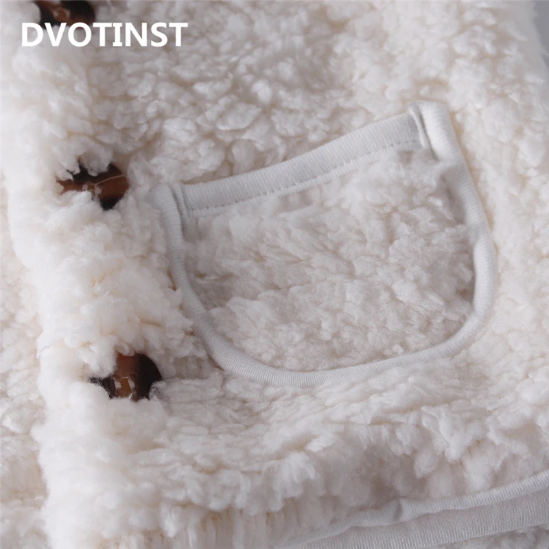Dvotinst для маленьких девочек Зимняя Одежда мальчиков Теплые мягкие зимние теплые