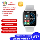 Новинка 2021, Смарт-часы IWO 14 серии W37 7, мужские и женские часы с Bluetooth, 44 мм, 40 мм, ЭКГ, спортивные Смарт-часы W56 HW22 для Android и iOS