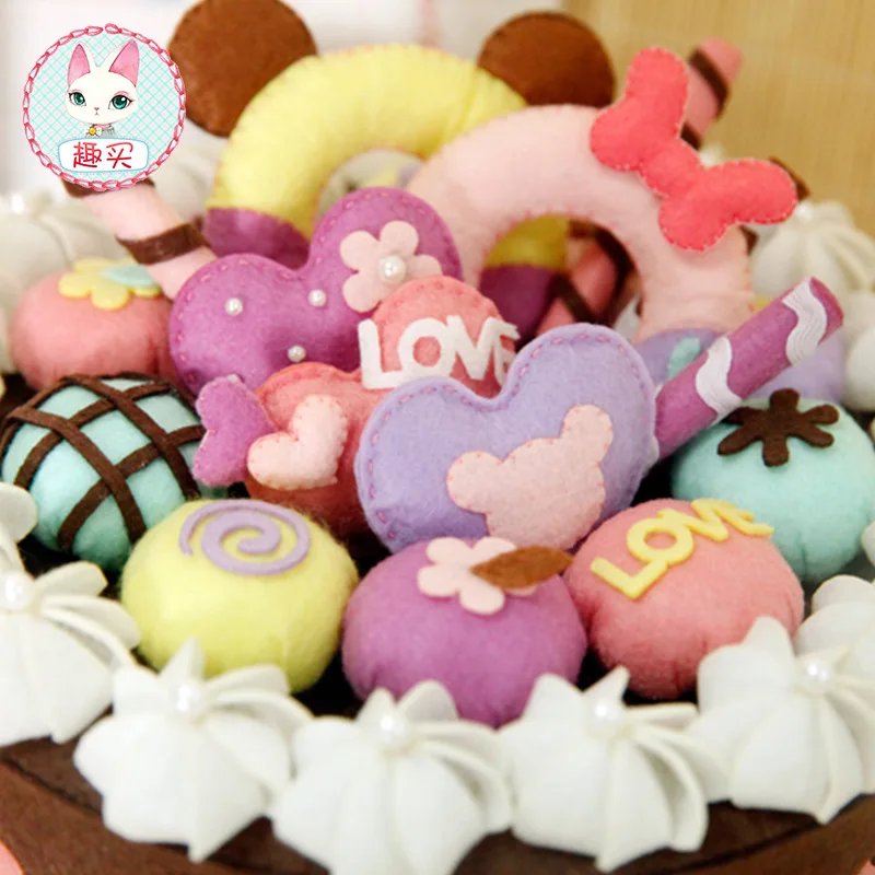 Коробка для хранения из войлочной ткани 21 х8 см детский чехол торта на день