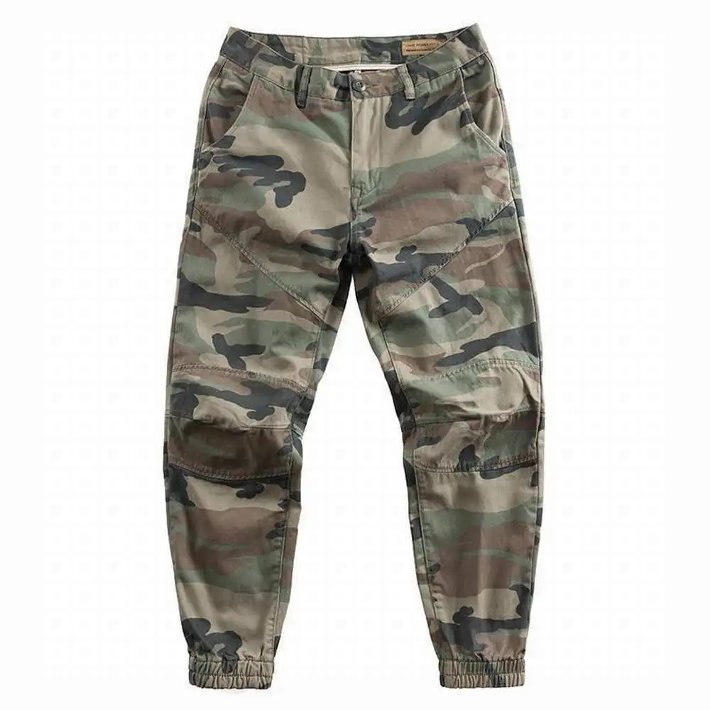 

Autumn Men Casual Military Camouflage Cargo Pants Loose Army Green Streetwear Jogger Pantalon Tactico Homme Cotton Brand Trouser