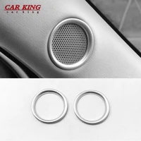 abs mattecarbon auto interior a pillar speaker ring sides cover trim for mazda cx 5 cx5 2017 2018 car styling accessories 2pcs