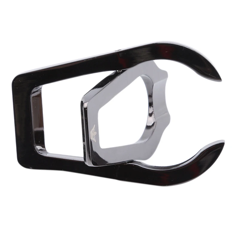 Новая мода Черный Серебряный складной из нержавеющей стали сигара курительная