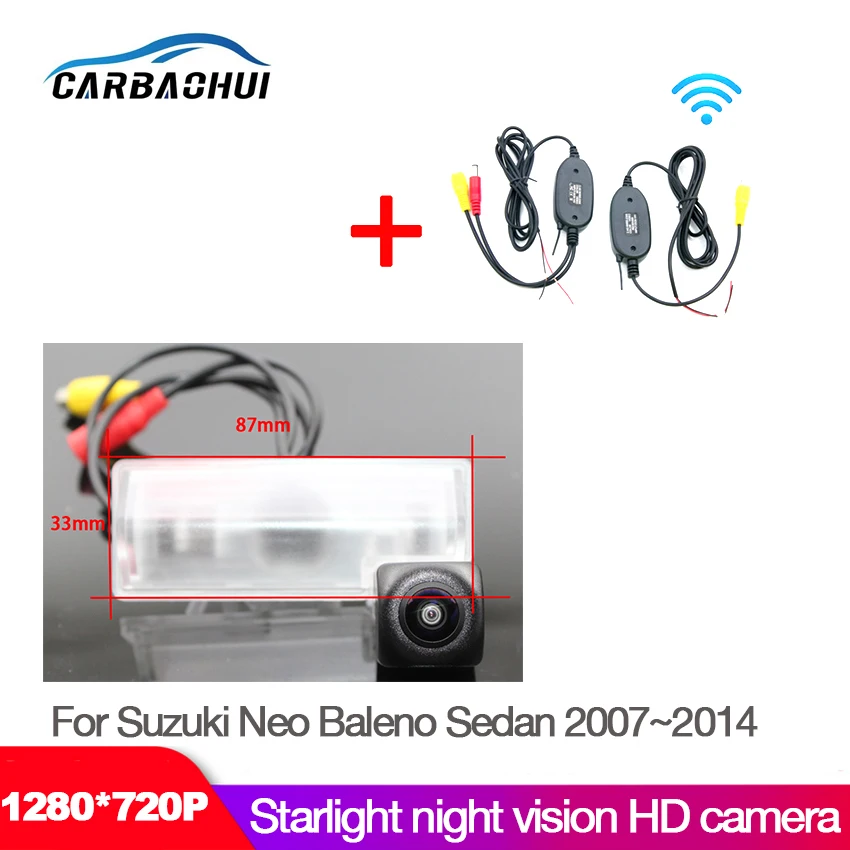 

NEW ! Car wireless Rear View Camera For Suzuki Neo Baleno Sedan 2007~2014 CCD HD Waterproof high quality Car Backup camera