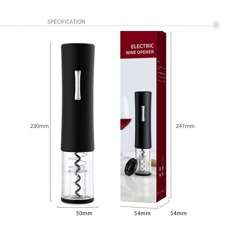 luxury electric wine bottle opener corkscrew foil cutter set automatic bottle opener for wine kitchen gadgets can opener free global shipping