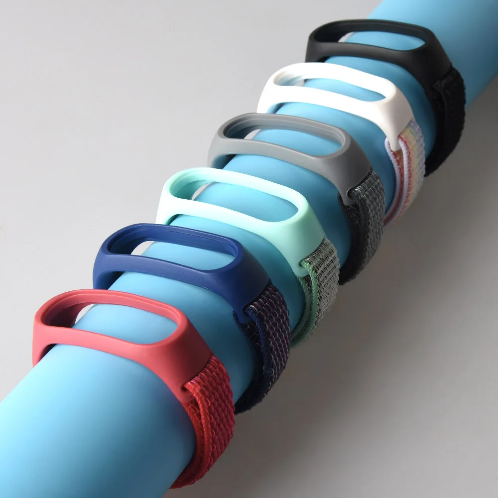 

Nylon Velcro Strap For Xiaomi Band 6 5 4 3 Replacement Breathable Wristband Bracelet For Xiaomi Xiomi Band 4 5 6 Strap