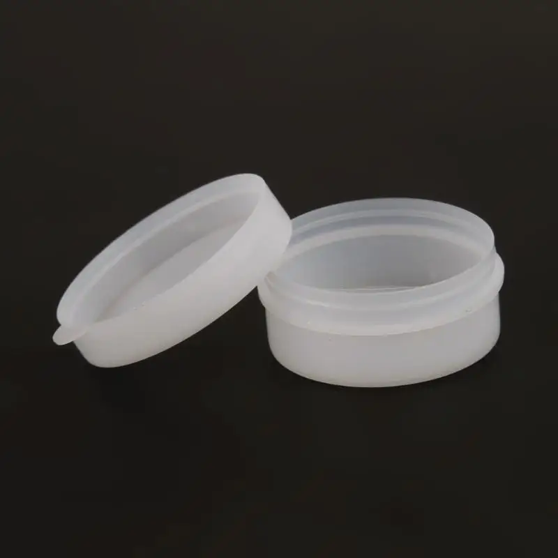 

Portable 50pcs 5g/10g Mini Refillable Bottles Cosmetic Empty Cosmetic Jar Pot Eyeshadow Face Cream Container Refillable Box