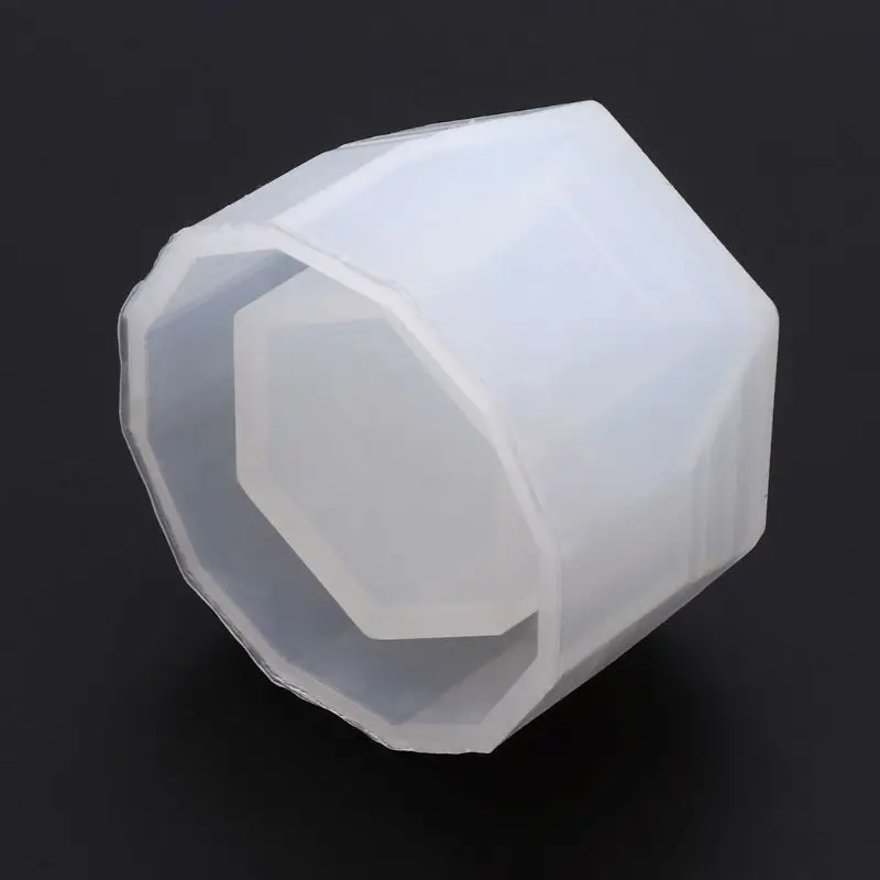 

Small Hexagon Flowerpot Silicone Mould Storage Box DIY Handmade Making Crafts Crystal Epoxy Mold 45BC