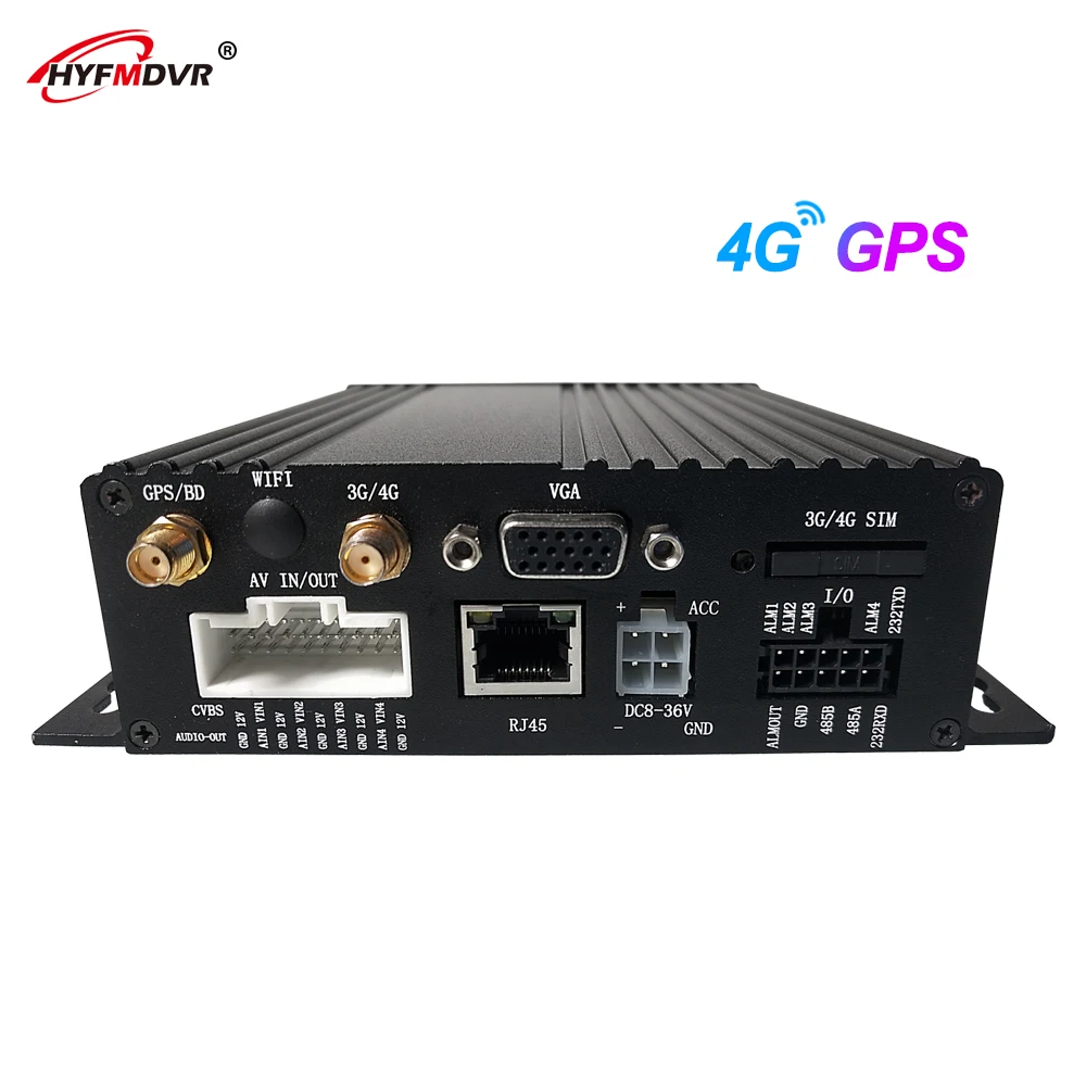 HYFMDVR 720P 4CH AHD мегапиксельная 4G gps MDVR подходит для всех видов транспортных средств
