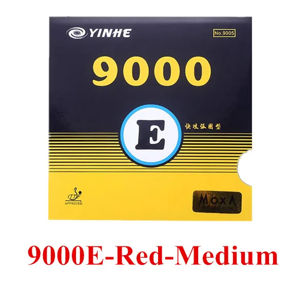 Galaxy/Млечный Путь/Yinhe 9000E 9000D Pips-in настольный теннис(пинг-понг) Резина с губкой - Цвет: 9000E Red Medium
