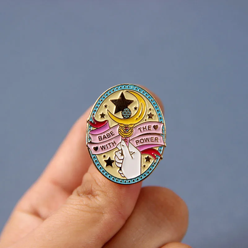 

XM-funny New Japanese anime Sailor Moon brooch badge accessories