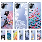 Для xiaomi Mi 11  Mi 11 Lite 5G NE 11i  Mi11 Lite 4G задняя крышка для xiaomi11 i 11 Lite чехол для телефона Xiomi Mi11Lite Силиконовый ТПУ