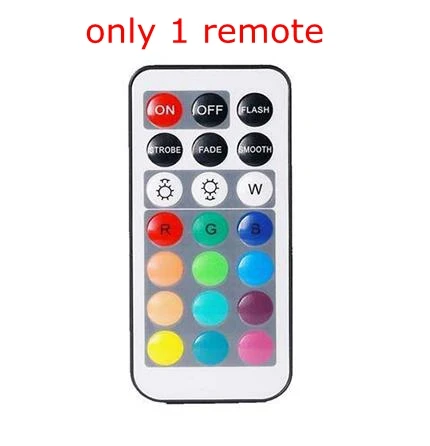 1remote only Светодиодный светильник под шкафом RGB датчик касания с регулируемой яркостью Светодиодные шайбы для шкафа закрытого гардероба лестницы коридора ночной Светильник - Цвет: 1remote only