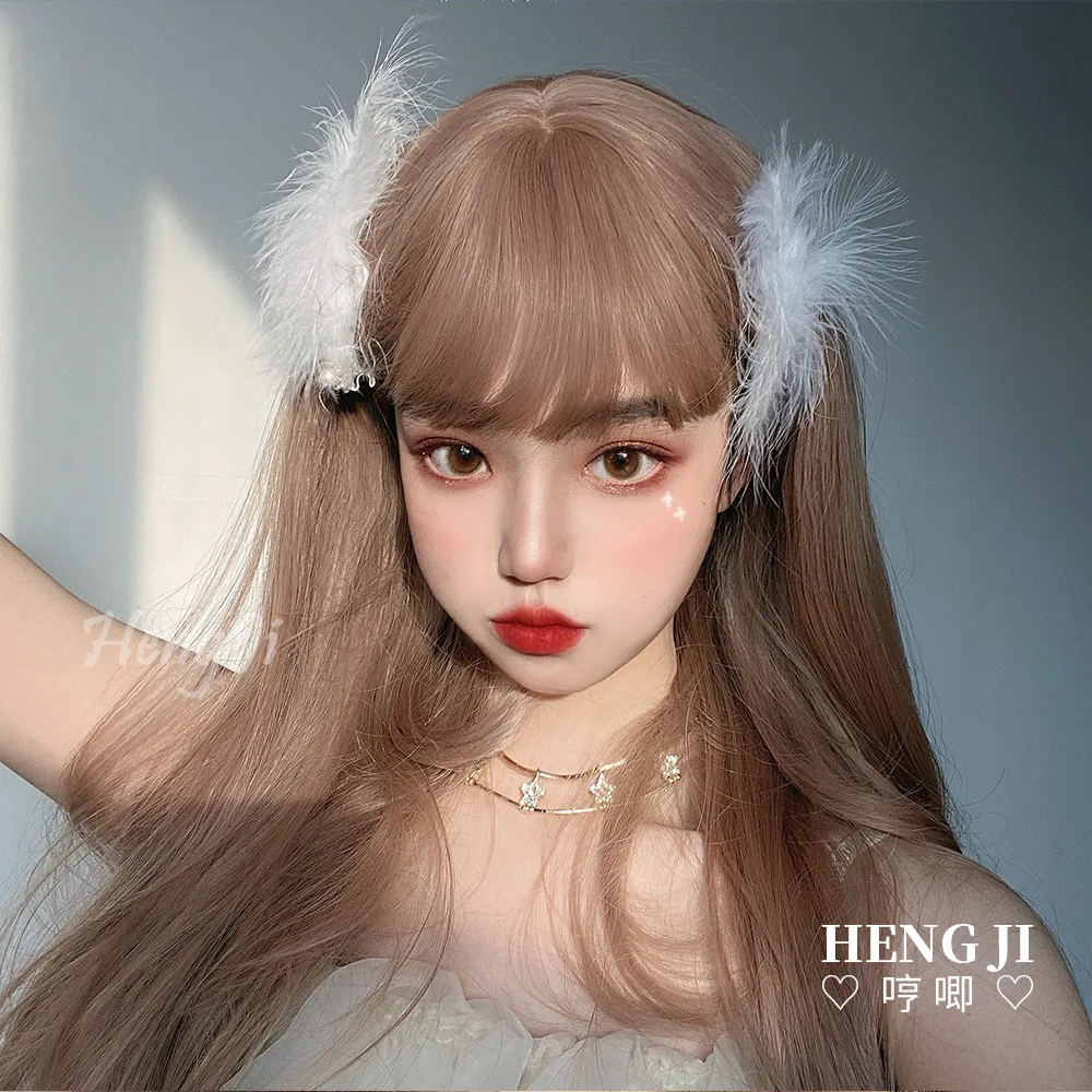 Знаменитый парик Для женщин длинные волосы естественно выглядящие Киберспорт Girl