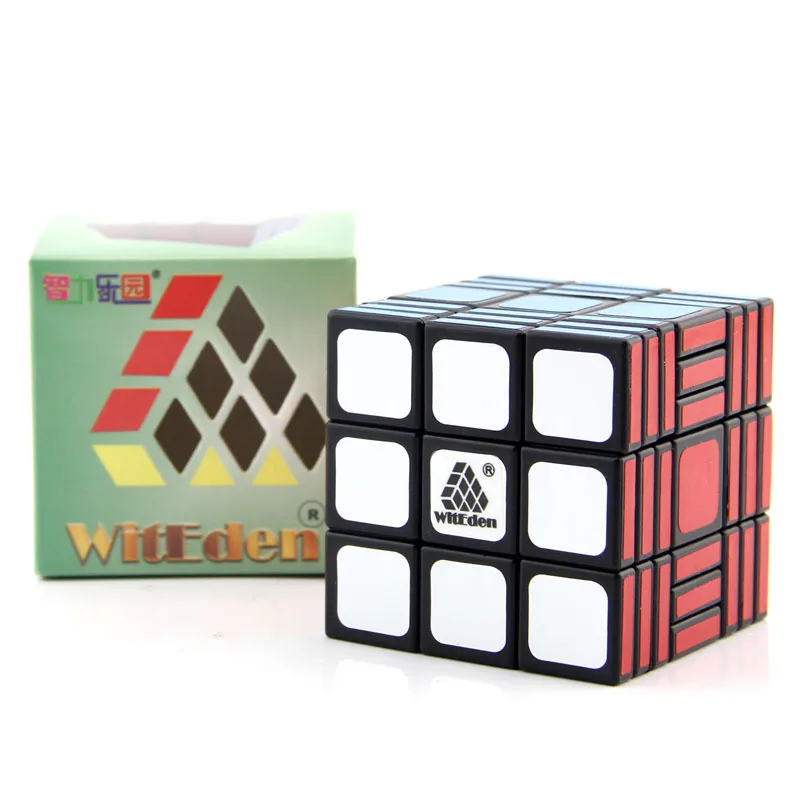 

WitEden 3x3x7 Magic Cube Mixup Plus Black Stress Reliever Toys 337 Cubes for Children Best Seller
