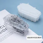 DIY хрустальный гроб силиконовая форма, содержащая коробку для хранения ювелирных изделий силиконовые формы для смолы для изготовления украшений вручную литейная форма